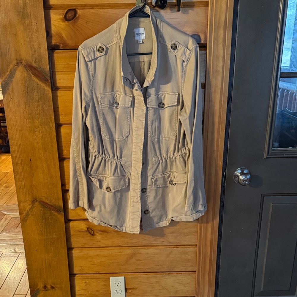 Kensie Women's Beige Utility Jacket